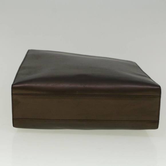 GUCCI Hand Bag Leather 2way Brown 001 2058 1853 6 Auth ac2382 - Picture 5 of 16